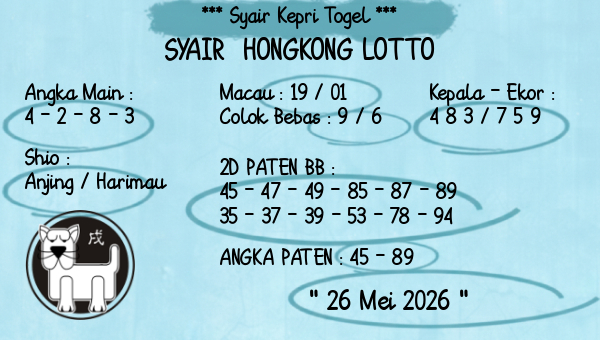 Prediksi Hongkong Lotto