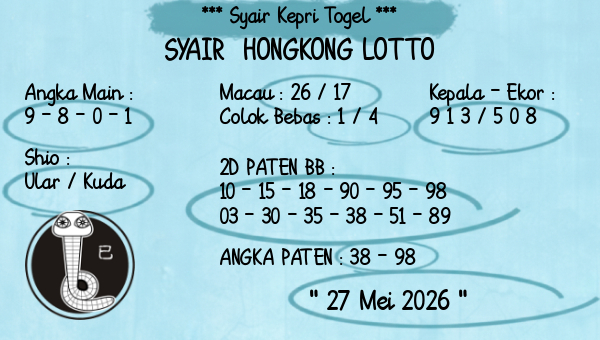 Prediksi Hongkong Lotto