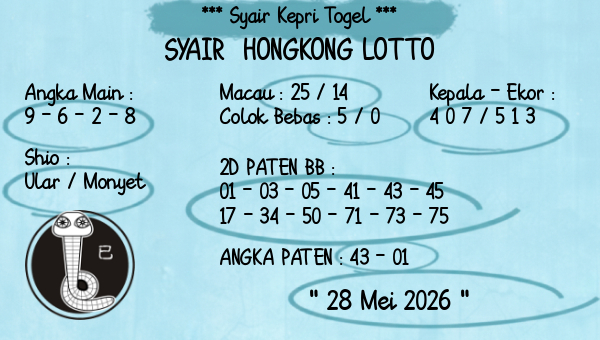 Prediksi Hongkong Lotto