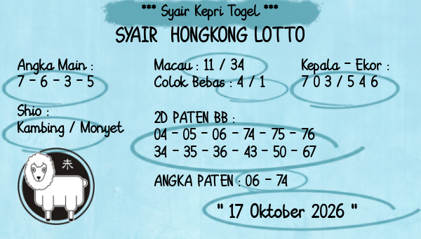 Prediksi Hongkong Lotto