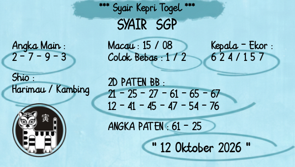 Prediksi SGP
