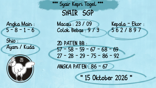 Prediksi SGP